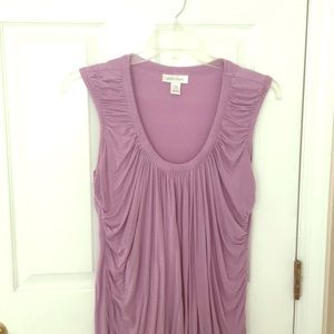 Large Motherhood Maternity purple tank